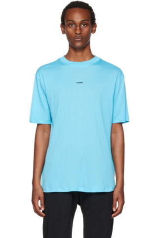 UNNA: Blue Temple T-Shirt | SSENSE UK