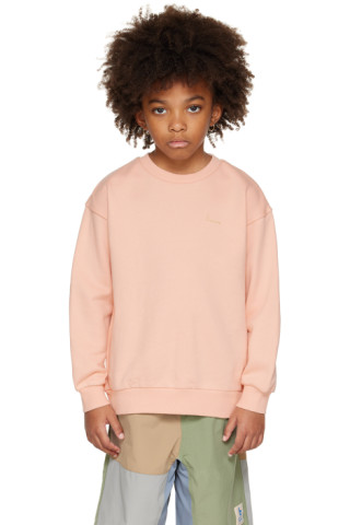 Kodomo BEAMS - Kids Pink Embroidered Sweatshirt