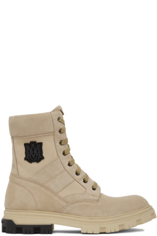 AMIRI - Tan Military Combat Boots