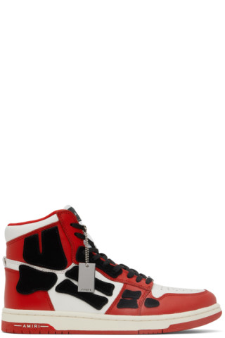 Red Skel Top Sneakers by AMIRI on Sale