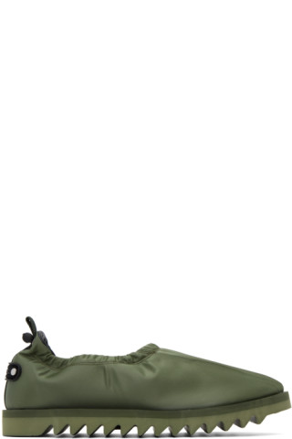 A-COLD-WALL*: Khaki Nylon Loafers | SSENSE A-COLD-WALL*: Khaki Nylon Loafers | SSENSE