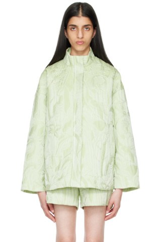 Stine Goya: Green Kiara Jacket | SSENSE