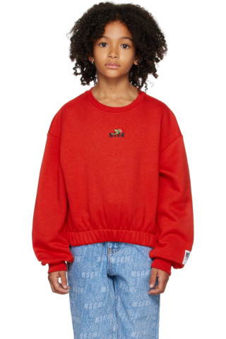 Msgm Kids' Sweatshirt With Monogram In Multicolor