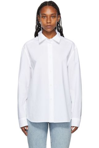 KHAITE: White 'The Argo' Shirt | SSENSE