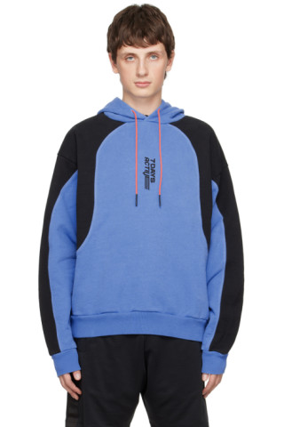 7 DAYS Active: Blue McGrath Hoodie | SSENSE