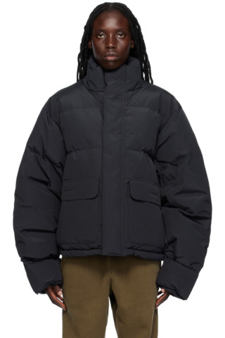 Entire Studios: Black PFD V2 Down Jacket | SSENSE