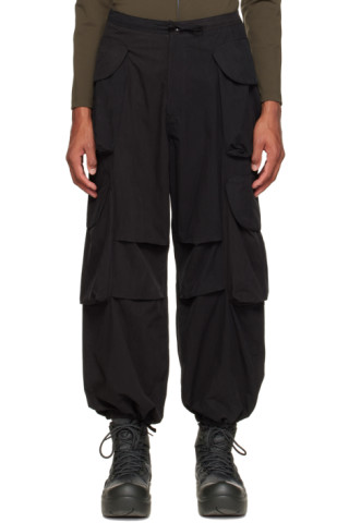 Entire Studios: Black Gocar Cargo Pants | SSENSE Canada