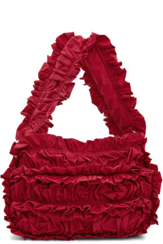 Molly Goddard: Red Sapporo Shoulder Bag | SSENSE