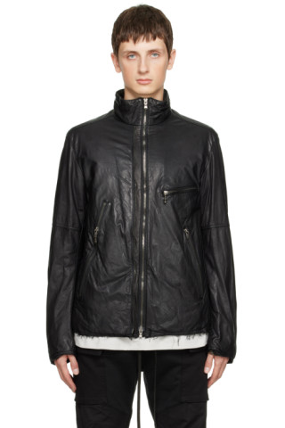 The Viridi-anne: Black Goatskin Jacket | SSENSE