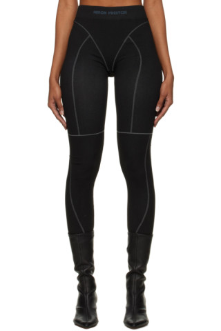 Heron Preston Active Leggings in Black & White