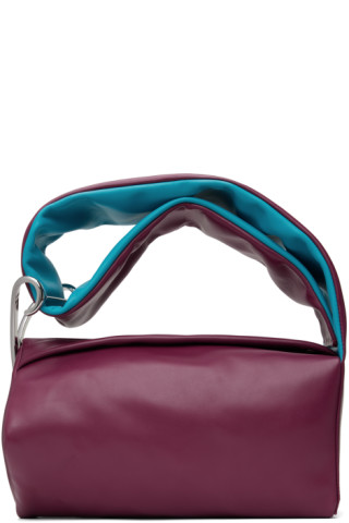 Purple & Blue Diamond Wishbone Bag by Kiko Kostadinov on Sale