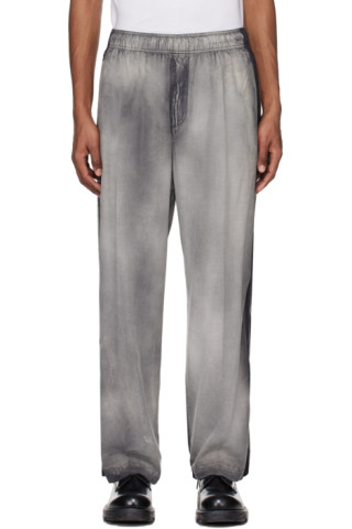 Gray P-Fergy-Treat Lounge Pants by Diesel on Sale