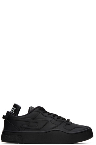 Black S-Ukiyo Low Sneakers by Diesel on Sale