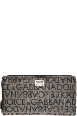 Dolce&Gabbana Black leather Dauphine wallet