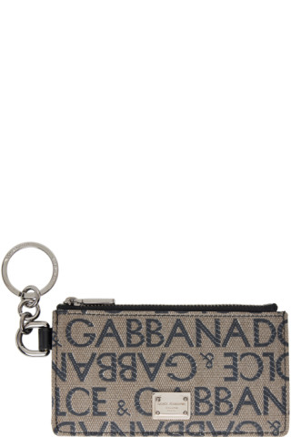 Dolce & Gabbana Lanyard Leather Cardholder