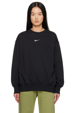 Nike: Black Phoenix Sweatshirt | SSENSE