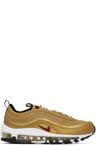 Gold Air Max 97 Golden Bullet Sneakers by Nike on Sale