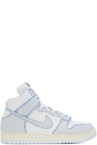 Belastingbetaler restjes Komkommer Blue & White Dunk High 85 Sneakers by Nike on Sale