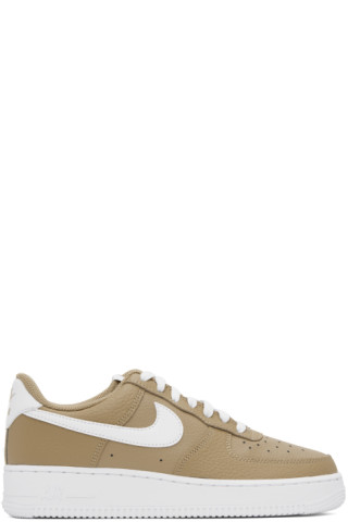 Nike: Khaki Air Force 1 '07 Sneakers | SSENSE