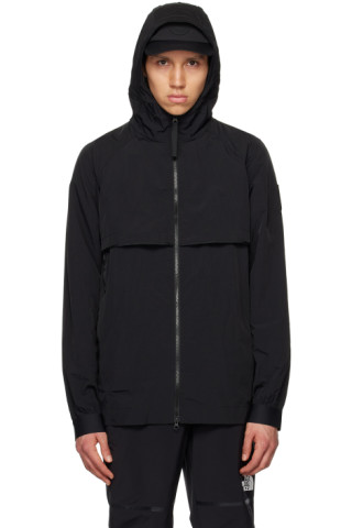 Canada Goose: Black Faber Wind Hoody Jacket | SSENSE