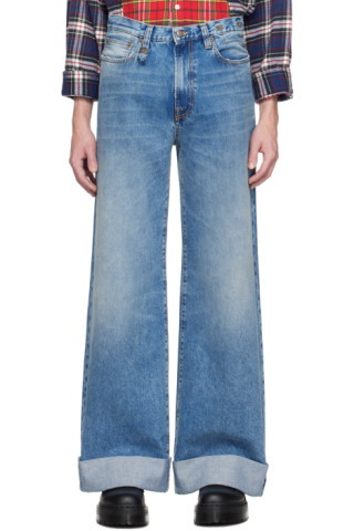 R13: Blue Liam Jeans | SSENSE