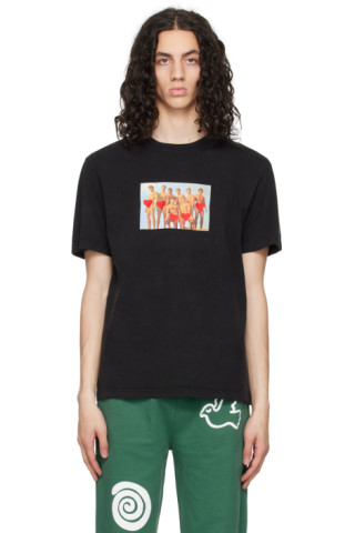 SSENSE Exclusive Black Plowboys T-Shirt by Carne Bollente on Sale