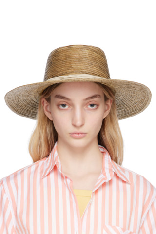 rag & bone: Brown Rhea Fedora | SSENSE