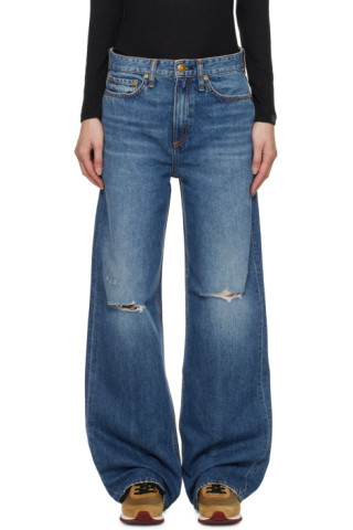 rag & bone: Blue Logan Jeans | SSENSE