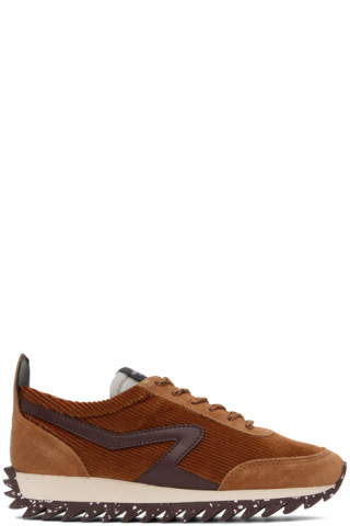 【関税込み】rag & bone オレンジ Retro ランニングスニーカー rag & bone: オレンジ Retro ランニングスニーカー | SSENSE 日本