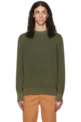 rag & bone: Green Dexter Sweater | SSENSE UK