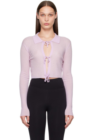 Purple Tie Cardigan by Filippa K on Sale