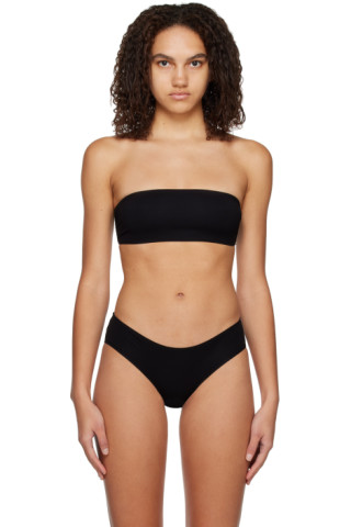 Filippa K: Black Bandeau Bikini Top |