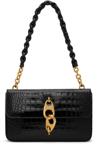 Tom Ford Carine Croc-Embossed Chain Shoulder Bag