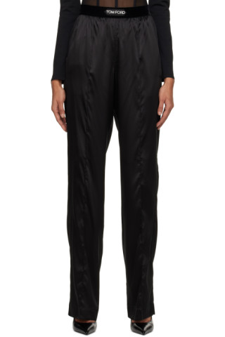 TOM FORD: Black Pinched Seam Lounge Pants