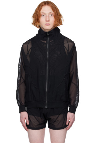 Black Veins Jacket by Olly Shinder on Sale