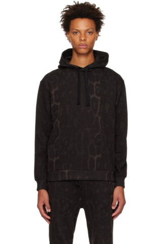 Hugo: Black Jaglion Hoodie | SSENSE Canada