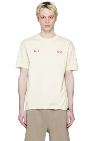 Hugo: Off-White Dendat T-Shirt | SSENSE