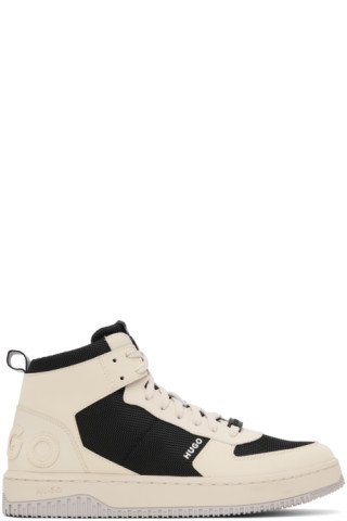 Hugo: Beige Kilian Hito Pume Sneakers | SSENSE UK