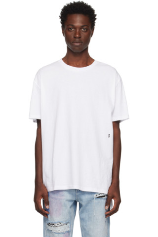 White 4x4 Biggie T-Shirt by Ksubi on Sale