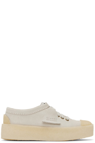 Clarks Originals: Off-White Tor Hoop Sneakers | SSENSE Canada