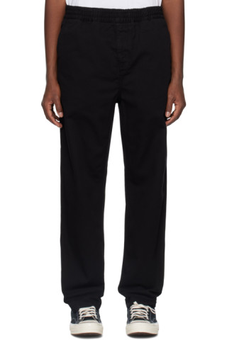 Carhartt Work In Progress: Black Flint Trousers | SSENSE