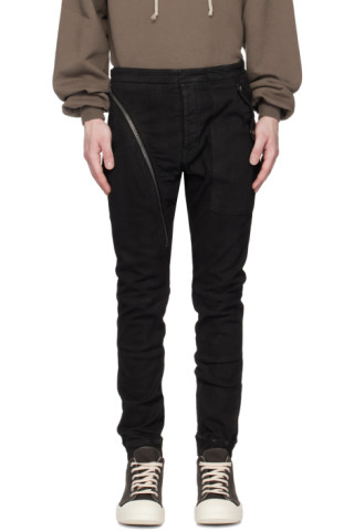 Rick Owens DRKSHDW: Black Aircut Jeans | SSENSE Canada