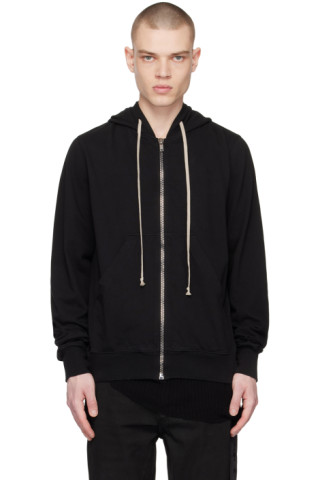 Rick Owens DRKSHDW: Black Jason Hoodie | SSENSE