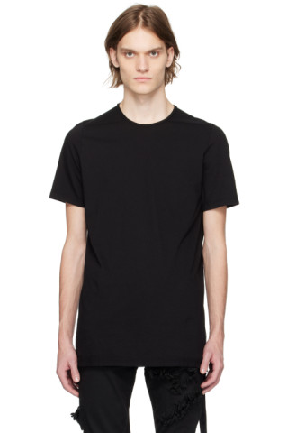 Rick Owens crewneck level Tee shirts 黒