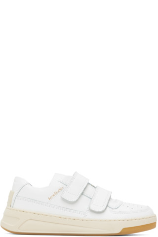 Acne Studios White Velcro Strap Sneakers (New) for Sale in Boston