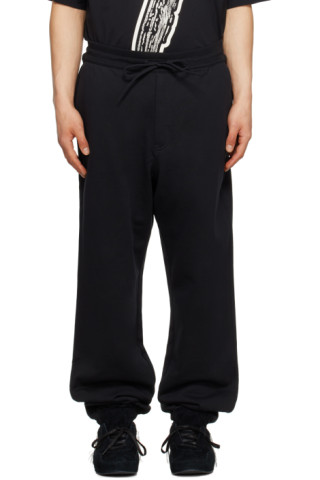 Black Drawstring Sweatpants by Y-3 on Sale