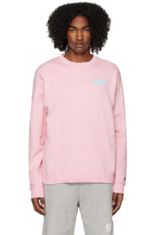 Billionaire Boys Club: Pink Small Arch Sweatshirt | SSENSE