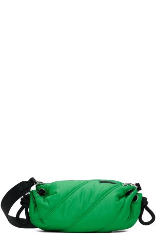 GANNI - Green Small Quilted Duffle Bag