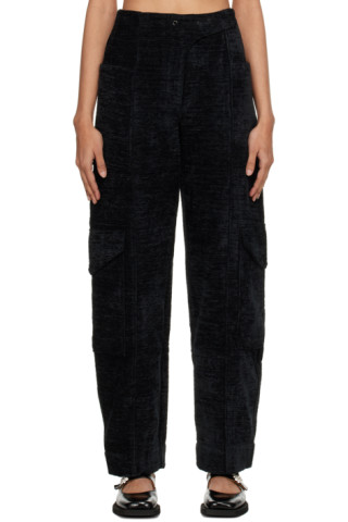 Louis Vuitton Cotton Velour Wide-Leg Trousers