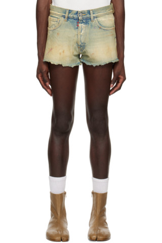 Maison Margiela/20SS ショートパンツ Maison Margiela ストライプ ショートパンツ | ホワイト